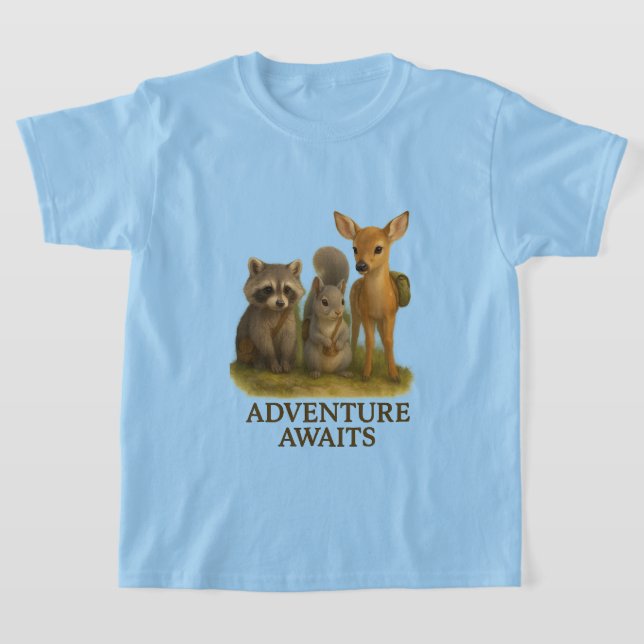 Young Critters Club T-Shirt #1 - "Adventure Awaits (Ablage )