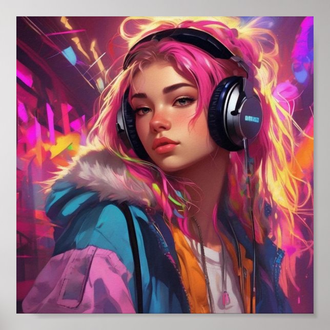 Young Dj Poster (Vorne)