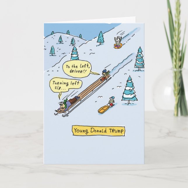 Young Donald Trump Karte (Vorderseite)