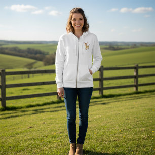 Young Donkey Womens Full-Zip Hoodie