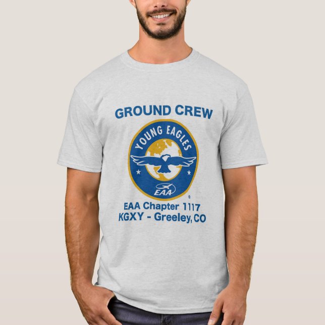 Young Eagles Ground Crew T - Shirt (Vorderseite)