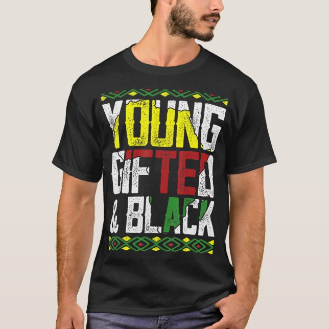 Young ed & Black History Apparel African Men Women T-Shirt (Vorderseite)