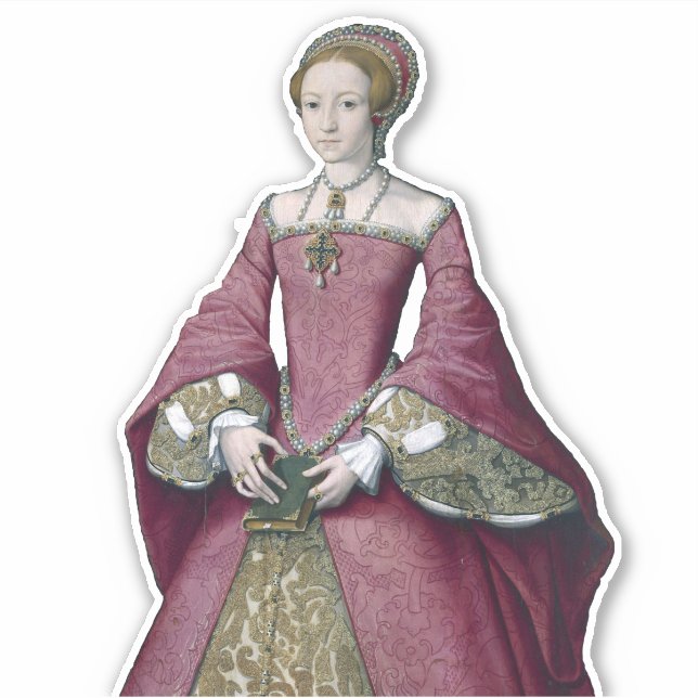 Young Elizabeth Tudor Aufkleber (Vorderseite)