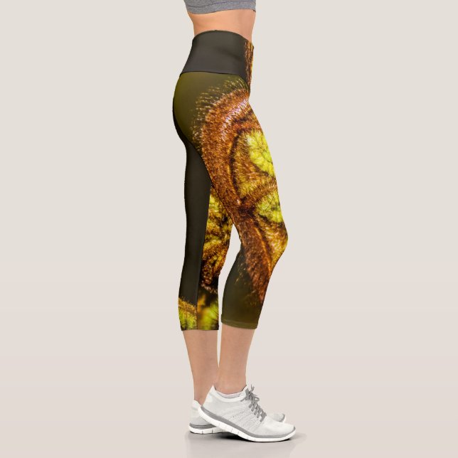 Young Fern Blätter Capri Leggings (Rechts)