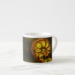 Young Fern Blätter Espressotasse