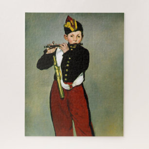 Young Flutist Fifer Manet Impressionist Malerei