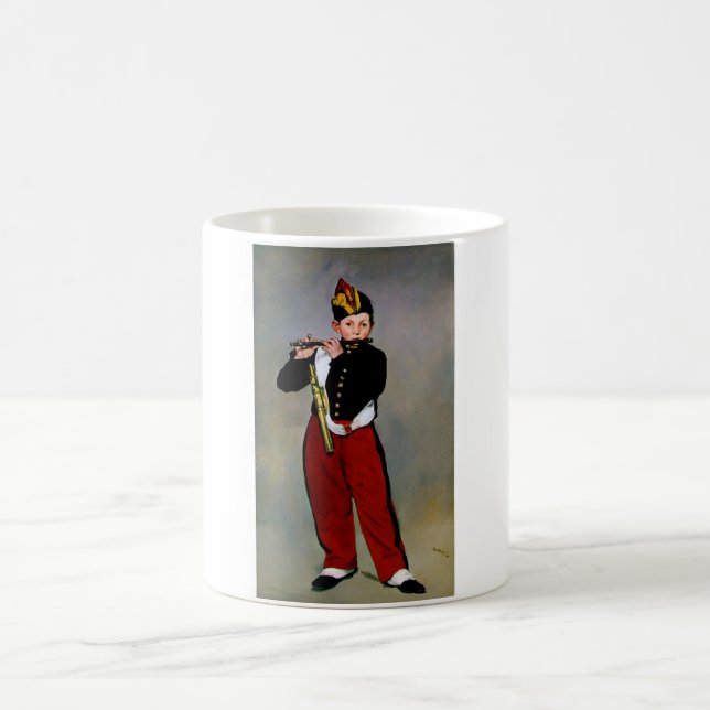 Young Flutist, The Fifer, Edouard Manet, 1866 Kaffeetasse (Mittel)