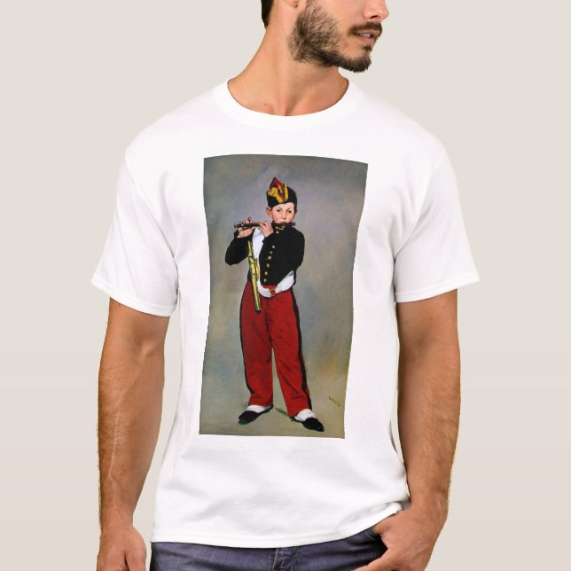 Young Flutist, The Fifer, Edouard Manet, 1866 T-Shirt (Vorderseite)