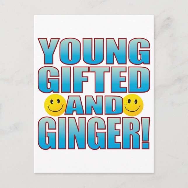Young Ginger Life B Postkarte (Vorderseite)