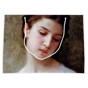 Young Girl, Bouguereau Große Geschenktüte