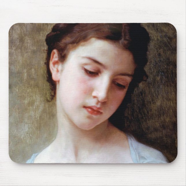 Young Girl, Bouguereau Mousepad (Vorne)