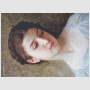 Young Girl, Bouguereau Seidenpapier