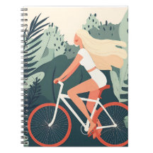 Young Girl Floral Citrus Personalisiert Notebook
