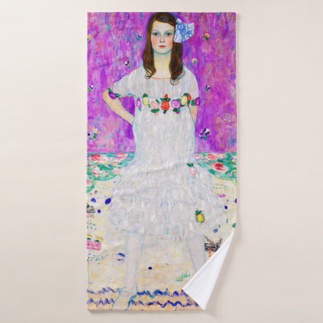 Young Girl, Gustav Klimt Badehandtuch (Badehandtuch)