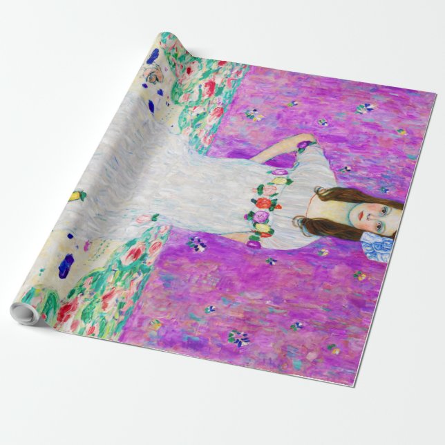 Young Girl, Gustav Klimt Geschenkpapier (Ungerollt)