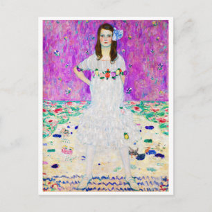 Young Girl, Gustav Klimt Postkarte