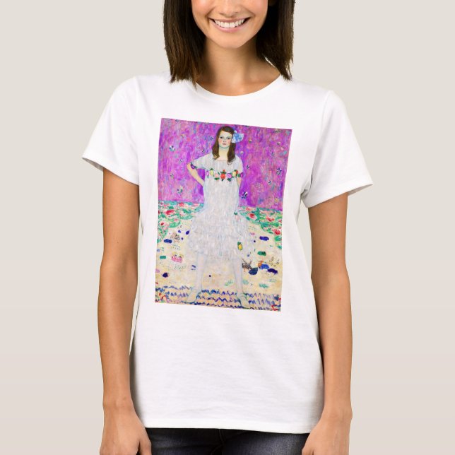 Young Girl, Gustav Klimt T-Shirt (Vorderseite)