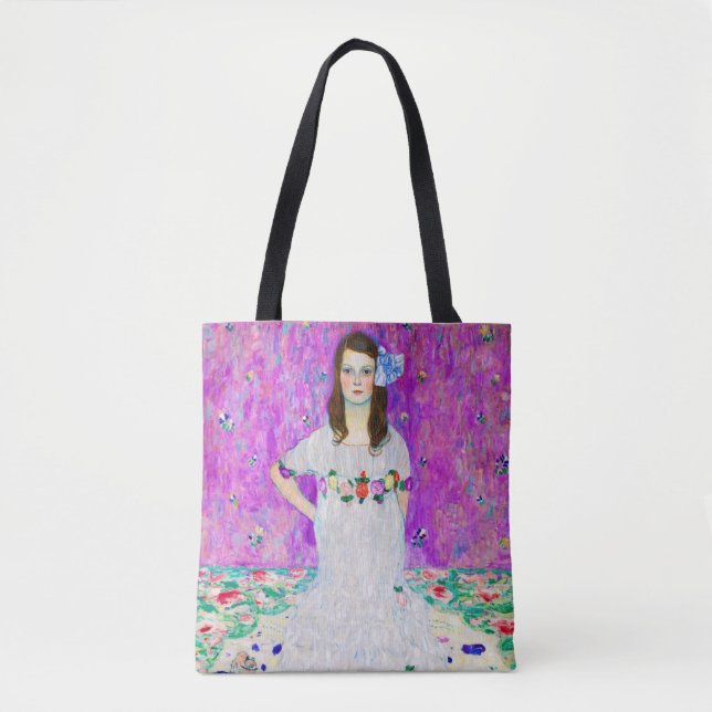 Young Girl, Gustav Klimt Tasche (Vorderseite)