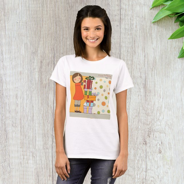 Young Girl Happy Birthday T-Shirt (Von Creator hochgeladen)