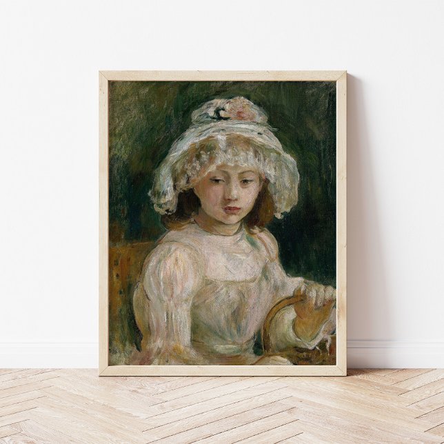 Young Girl mit Hut | Berthe Morisot Poster (Von Creator hochgeladen)