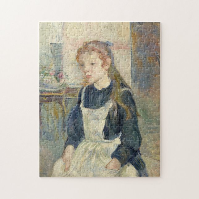 Young Girl mit Schürze | Berthe Morisot (Vertikal)