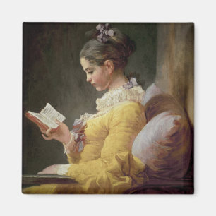 Young Girl Reading, c.1776 Magnet
