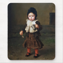 Young Girl with a Empty Cup (Ludwig Knaus) Mousepad