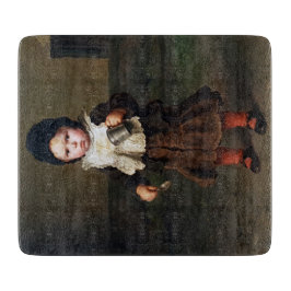 Young Girl with a Empty Cup (Ludwig Knaus) Schneidebrett