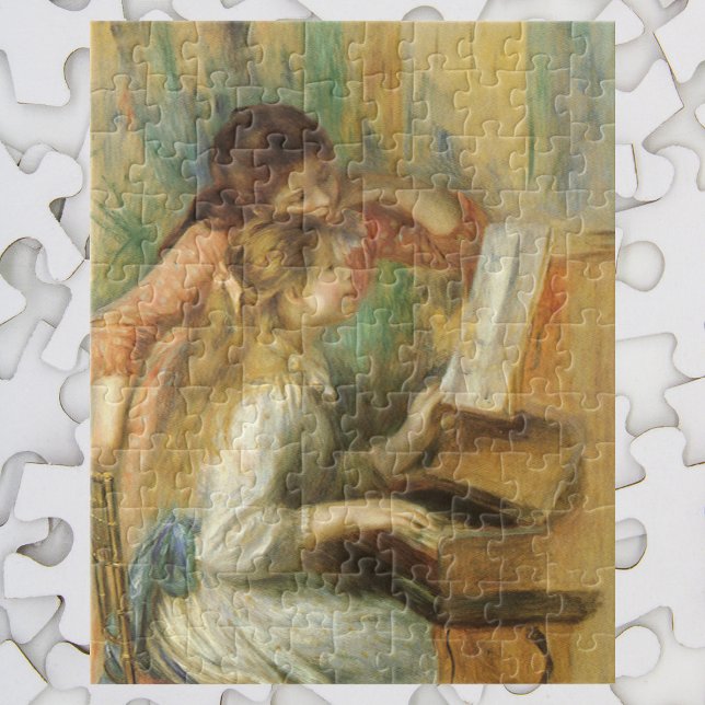 Young Girls at Piano von Pierre Renoir (Von Creator hochgeladen)