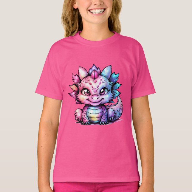 Young Girls Dragon T - Shirt (Vorderseite)