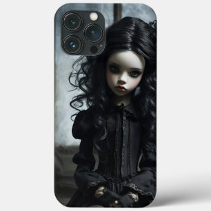 Young Gothic Girl in Black Case-Mate iPhone Hülle
