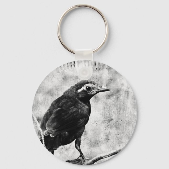 Young Grackle Schlüsselanhänger (Vorderseite)
