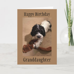 "YOUNG GRANDDAUGHTER" GLÜCKLICHE BIRTHDAKARTE KARTE