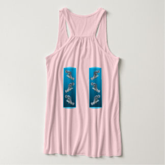 Young Grouper - Design gradient blue background |  Tank Top
