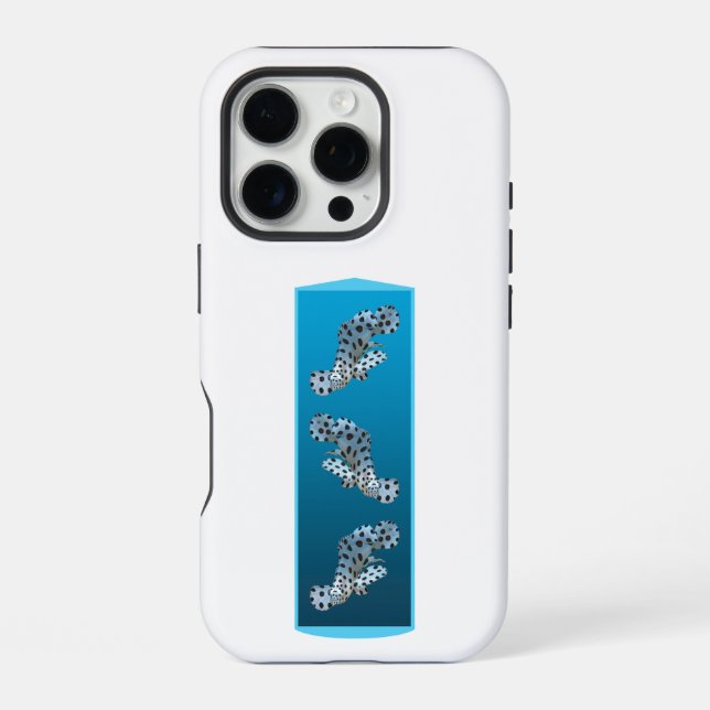 Young Grouper - Designgradientenblau | iPhone 16 Pro Hülle (Rückseite)
