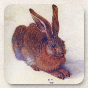 Young Hare by Albrecht Durer, Renaissance Fine Art Getränkeuntersetzer