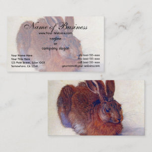 Young Hare von Albrecht Dürer Visitenkarte