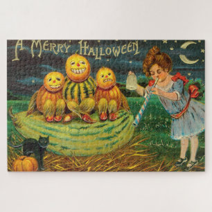 Young Hexe's Brew: Pumpkin Men on Magick Altar