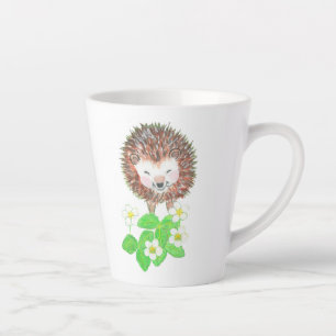 Young Igel & Wild Strawberry Blume Milchtasse