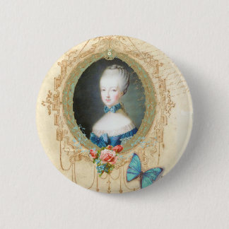 Young Marie Antoinette Verziert Button Button