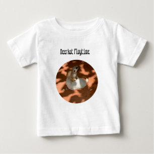 Young Meerkat Sibllaying, Baby Tshirt