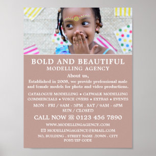 Young Model, Modelagentur, Model Agent Poster