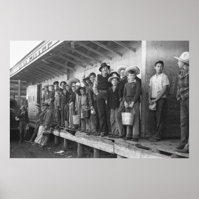 Young Pea Pickers, 40er Poster (Vorne)