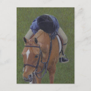 Young Rider & Pony Postkarte