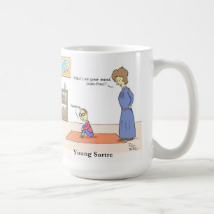 Young Sartre Kaffeetasse