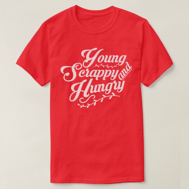 Young Scrappy and Hunger Premium T - Shirt Copy (Design vorne)