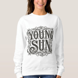 Young Sun T - Shirt Retro Vintag Sun Graphic Sweat