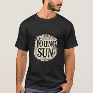 Young Sun T - Shirt - Retro Vintag Sun Graphic T-S