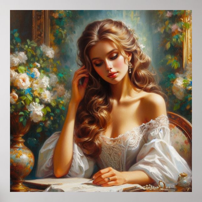 Young Viktorianisch Lady Poster (Vorne)