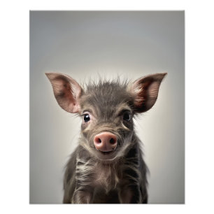 Young Warthog Digitale Print Baby Animal Print Fotodruck